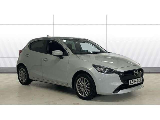 Silver Used 2024 Mazda 2 Exclusive-Line Hatchback | £16,335 (Fair price) - Image 1/4