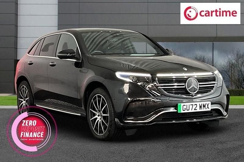 Black Used 2022 Mercedes EQC400 AMG line SUV | £26,250 (Good price) - Image 1/4