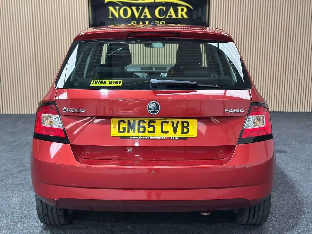 Used Skoda Fabia SE L 2015 Red Hatchback