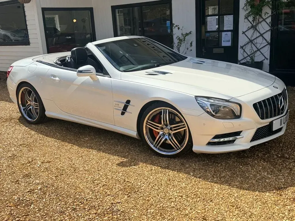 Used Mercedes SL500 2012 White Cabriolet