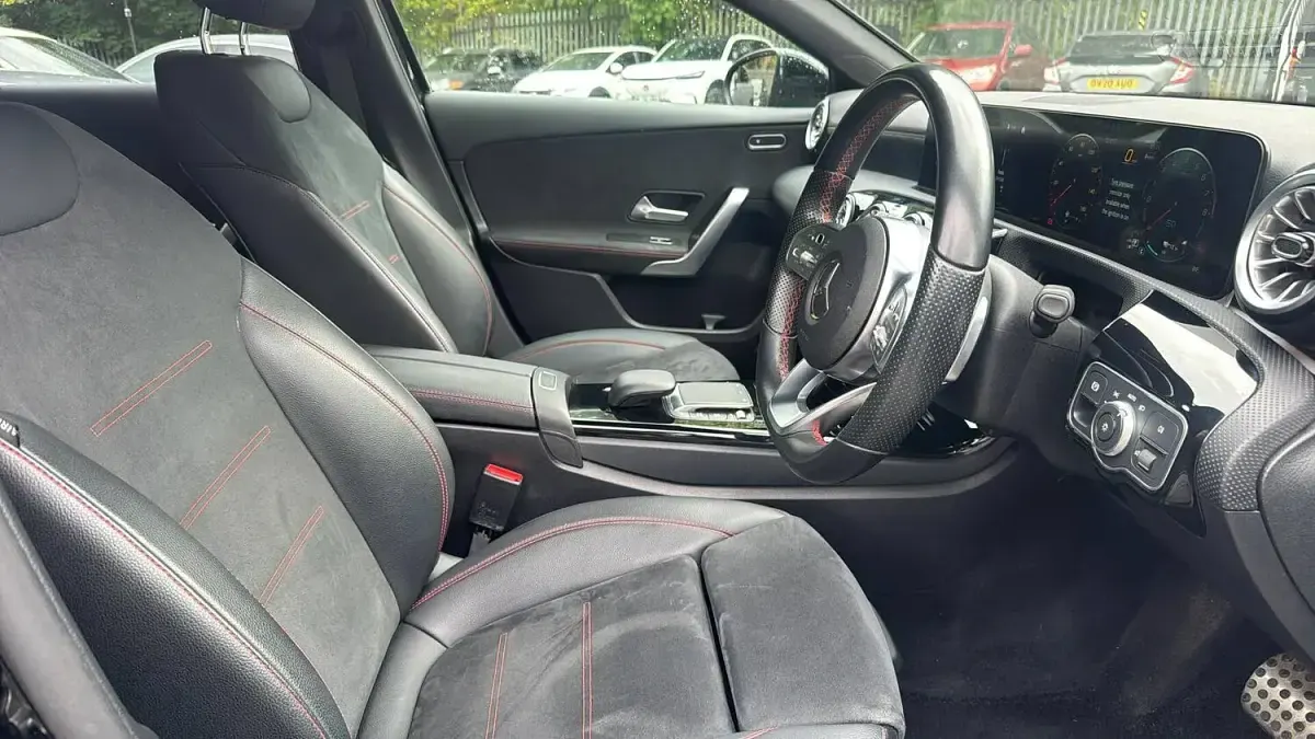 Used Mercedes A250 AMG Line Premium 218 HP (160 kW) 2022 Obsidian black Sedan