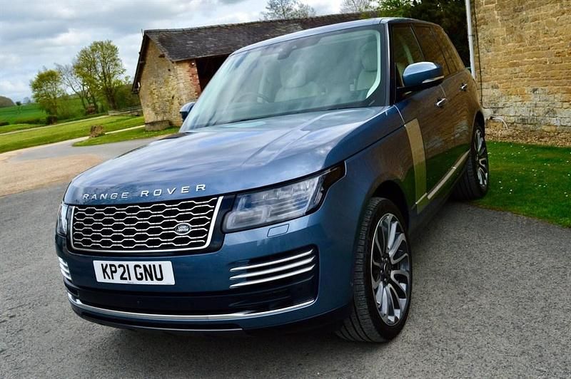 Begagnad Land Rover Range Rover Autobiography 2021 Blå SUV