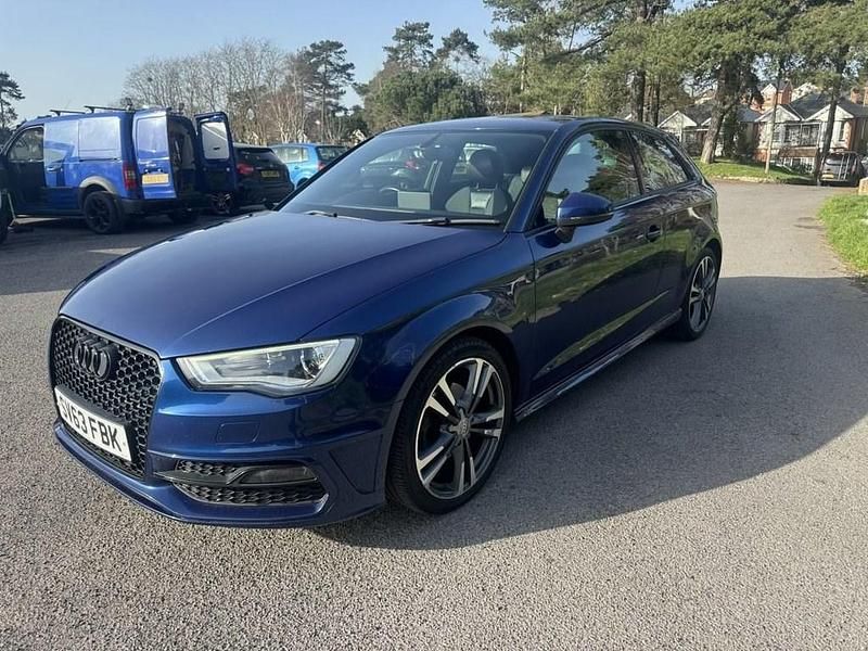 Used Audi A3 S-Line 150 HP (110 kW) 2013 Blue Hatchback