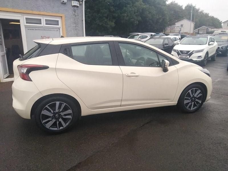 Used Nissan Micra Acenta 90 HP (66 kW) 2018 White Hatchback
