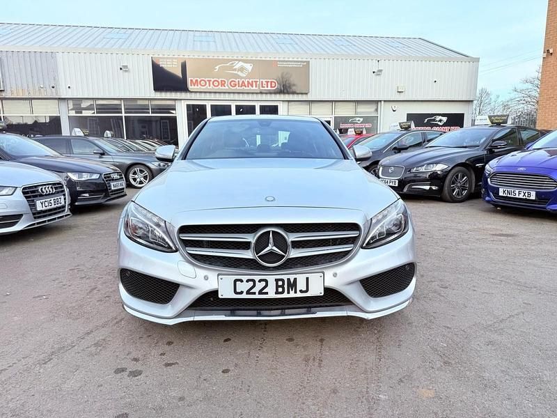 Used Mercedes C220 AMG line 2014 Silver Sedan
