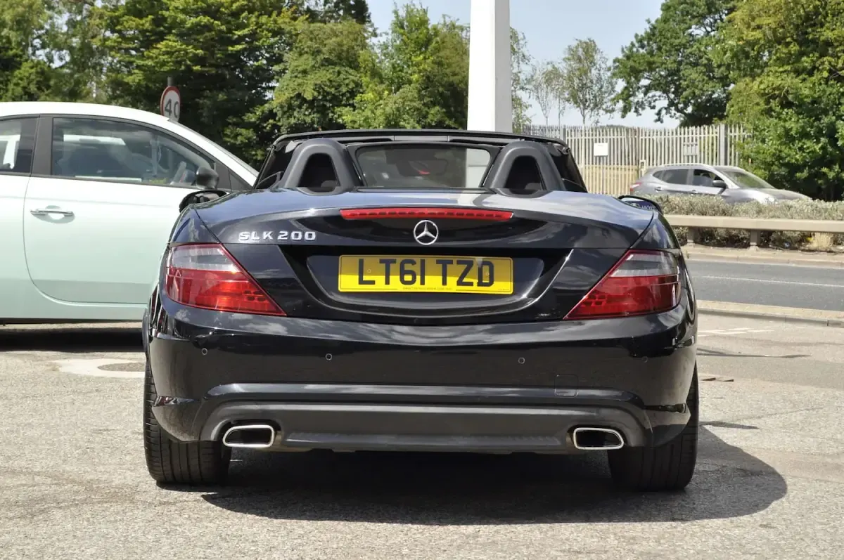 Used Mercedes SLK200 AMG 2011 Black Cabriolet