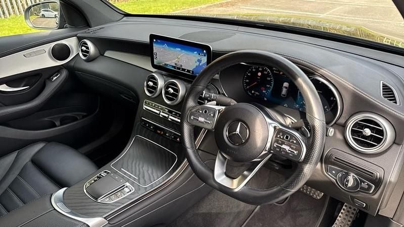 Used Mercedes GLC220 AMG Line Premium 194 HP (142 kW) 2022 Black Coupe