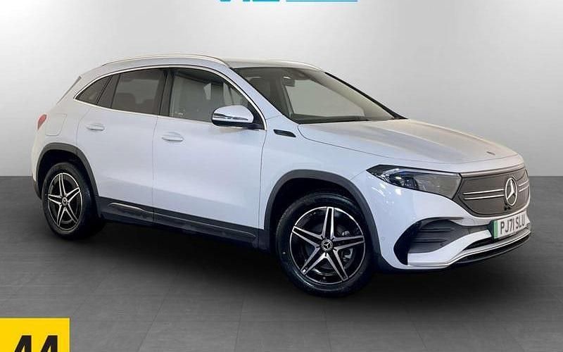 White Used 2022 Mercedes EQA350 AMG line SUV | £18,495 (Good price) - Image 1/2