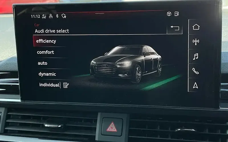 Used Audi A4 Black Edition 190 HP (139 kW) 2020 Red Sedan