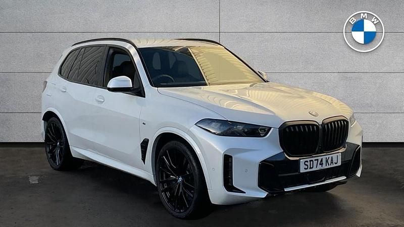 White Used 2024 BMW X5 M Sport SUV | £68,995 (Fair price) - Image 1/4