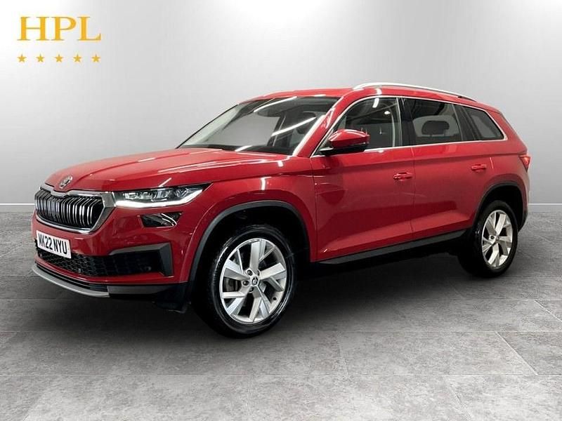 Used Skoda Kodiaq SE L 150 HP (110 kW) 2022 Red SUV