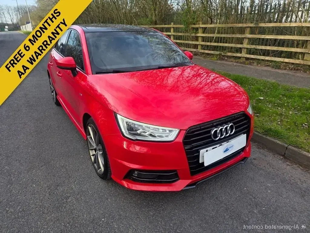 Usado Audi A1 Sportback Black Edition 125 HP (91 kW) 2018 Vermelho Citadino