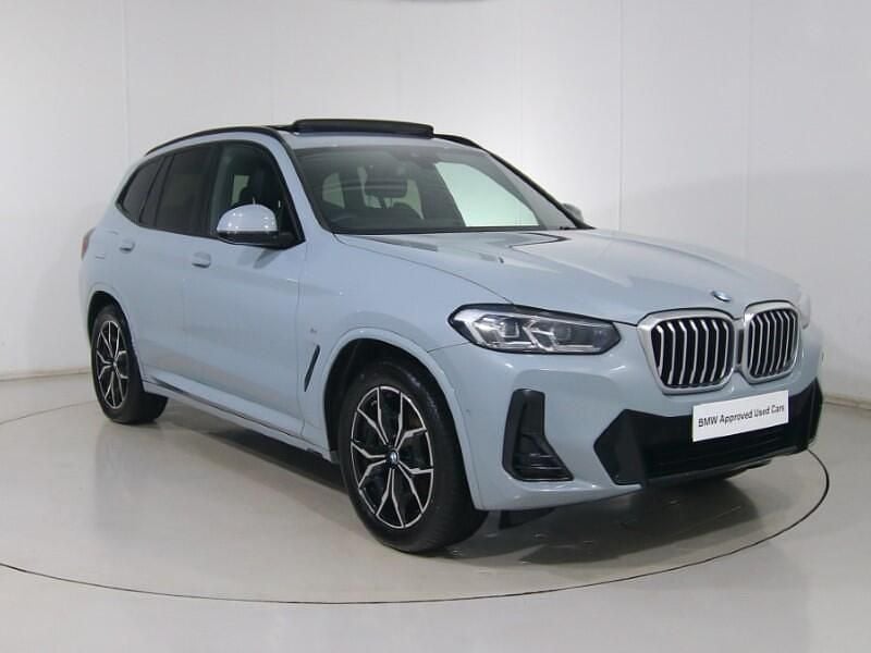 Grey Used 2021 BMW X3 M Sport SUV | £33,995 (A bit pricey) - Image 1/4
