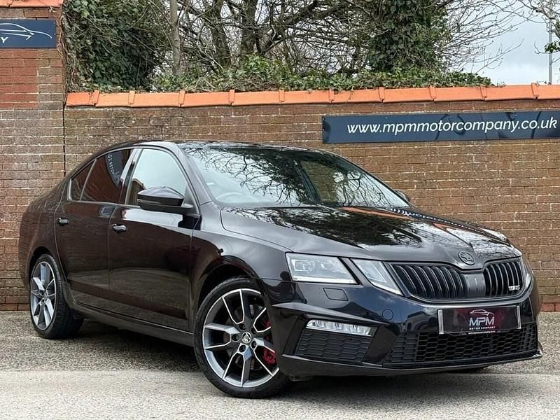 Used Skoda Octavia vRS 245 HP (180 kW) 2019 Black Hatchback