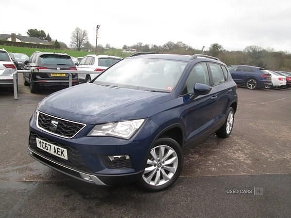 Used Seat Ateca Ecomotive 115 HP (84 kW) 2017 Blue SUV