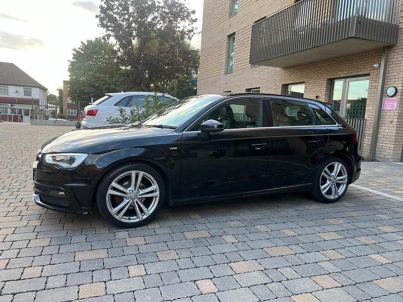 Used Audi A3 Sportback S-Line 2016 Black Hatchback