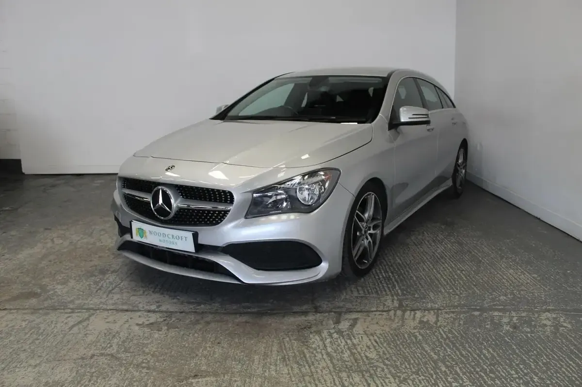 Used Mercedes CLA180 Shooting Brake AMG line 2018 Silver Estate