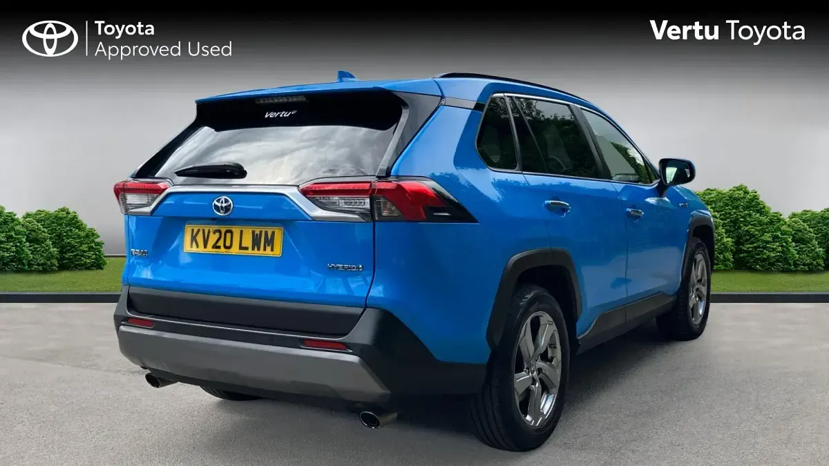 Used Toyota RAV4 197 HP (144 kW) 2020 Cyan splash (metallic paint) SUV