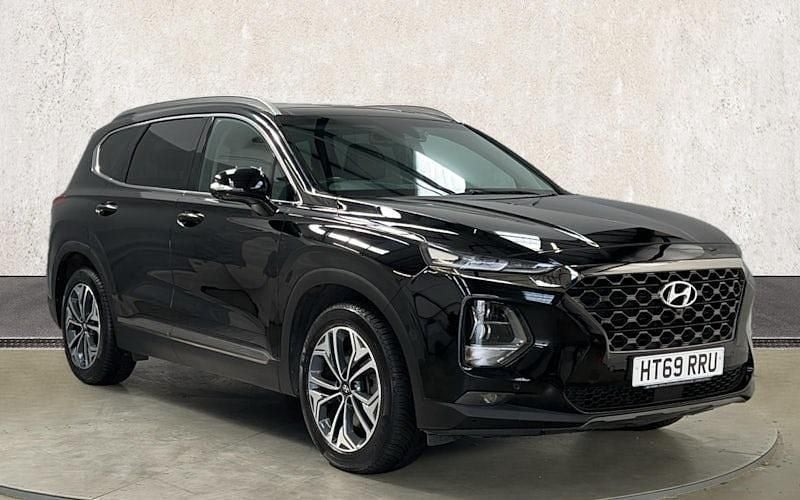 Black Used 2020 Hyundai Santa Fe Premium SE SUV | £23,990 (Good price) - Image 1/3