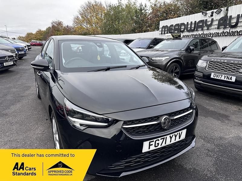 Black Used 2021 Vauxhall Corsa S Hatchback | £11,995 (Good price) - Image 1/2