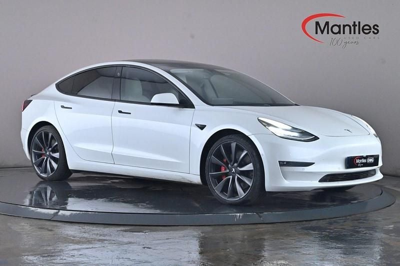 White Used 2020 Tesla Model 3 Performance Sedan | £18,795 (Good price) - Image 1/4