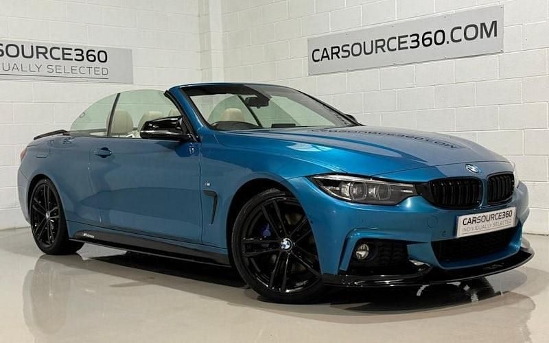 Used BMW 420 M Sport 184 HP (135 kW) 2019 Blue Cabriolet