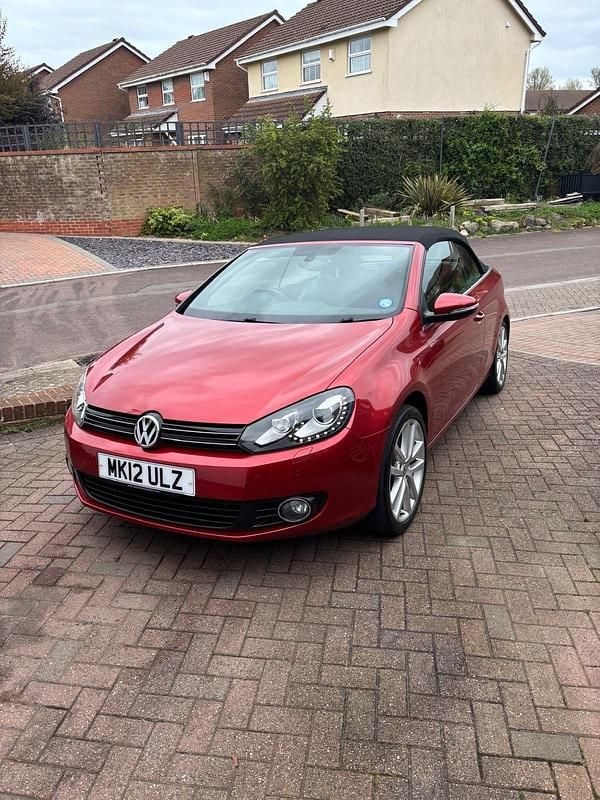 Used VW Golf Cabriolet GT 2012 Red Cabriolet
