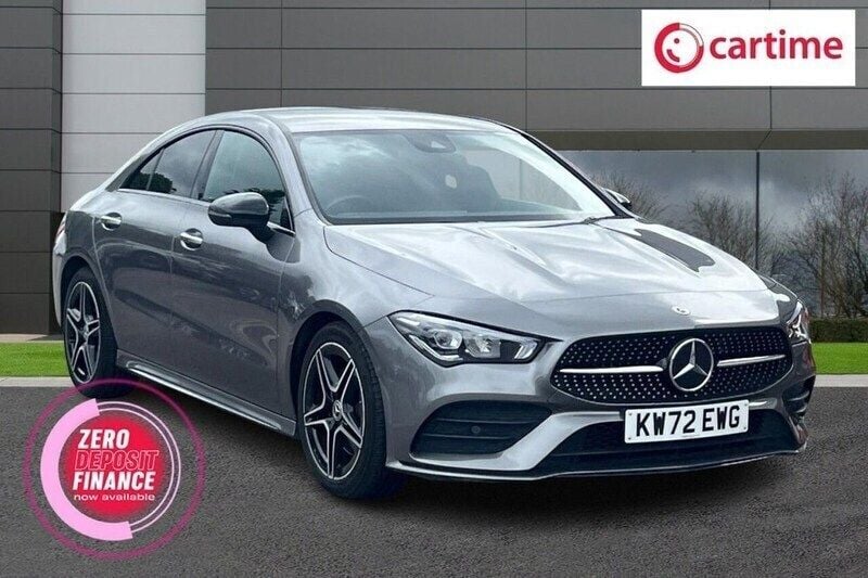 Grey Used 2023 Mercedes CLA200 AMG line Coupe | £23,990 (Super price) - Image 1/3