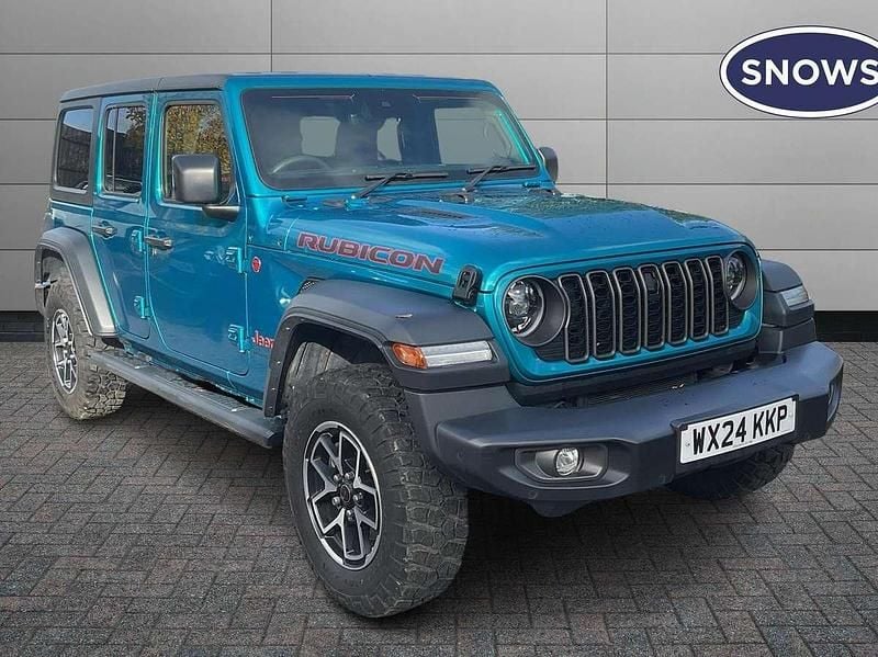 Blue Used 2024 Jeep Wrangler Rubicon SUV | £41,973 (Fair price) - Image 1/4