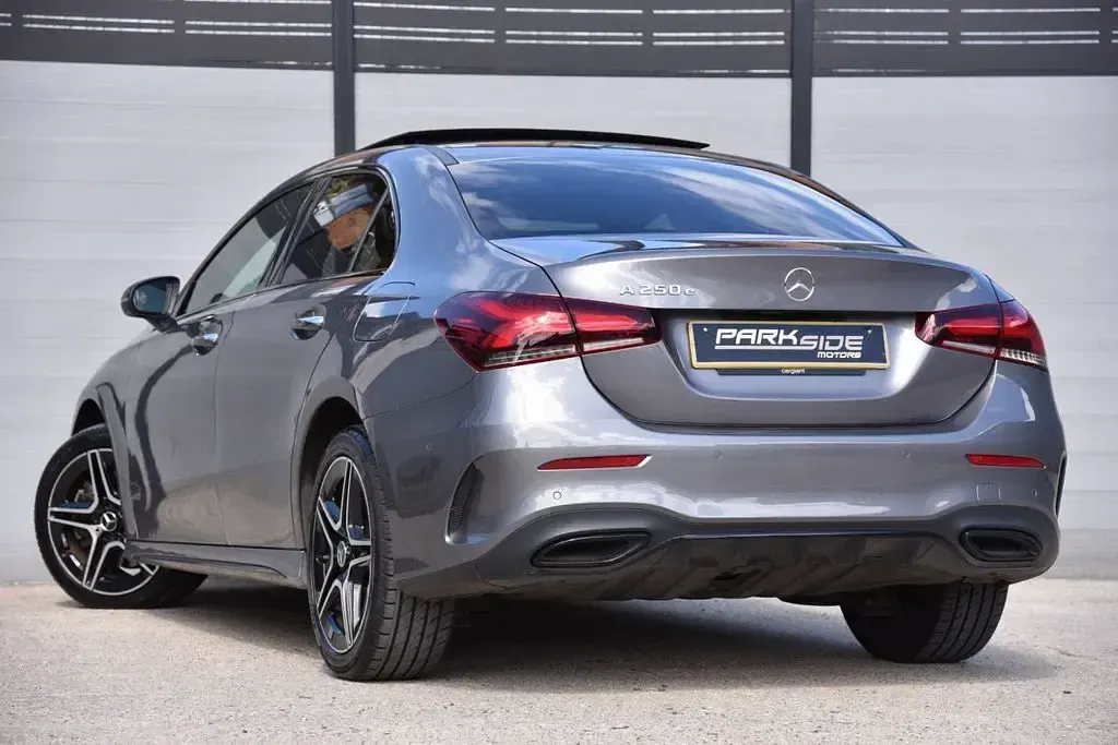 Used Mercedes A250 AMG line 218 HP (160 kW) 2022 Grey Sedan