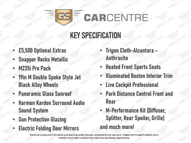 Used BMW M235 M Performance 2021 Blue Coupe