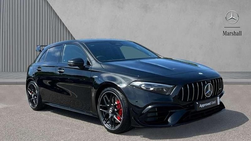 Black Used 2025 Mercedes A45 AMG Hatchback | £51,980 (Fair price) - Image 1/4