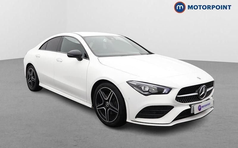 White Used 2022 Mercedes CLA180 AMG Line Premium Sedan | £22,349 (Fair price) - Image 1/4