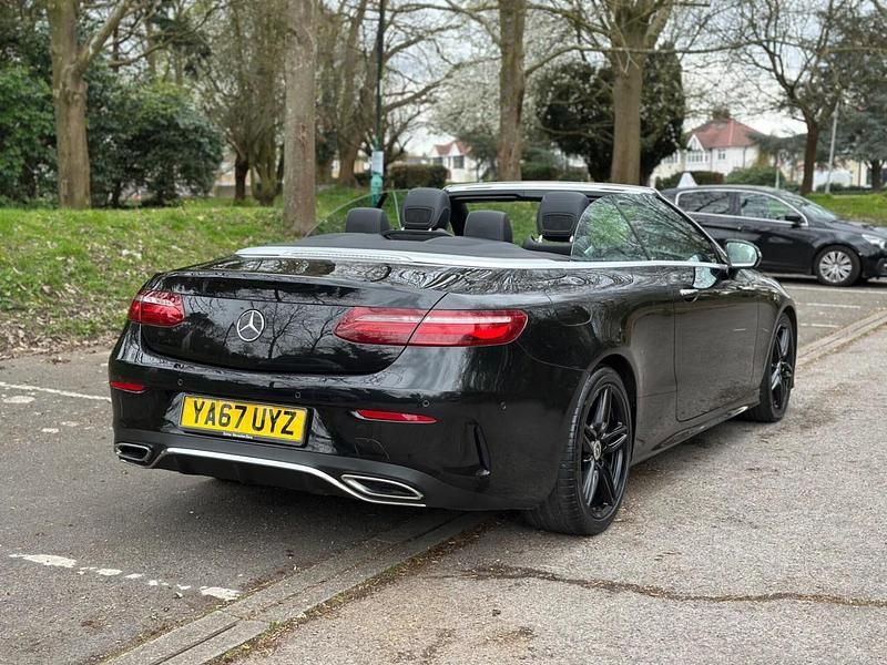 Used Mercedes E220 AMG Line Premium 2018 Black Cabriolet