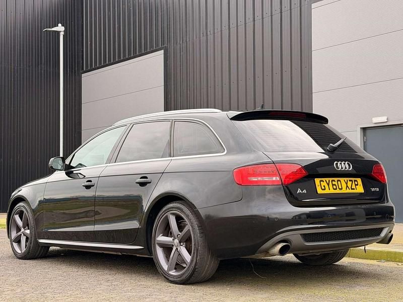 Used Audi A4 S-Line 211 HP (155 kW) 2010 Black Estate
