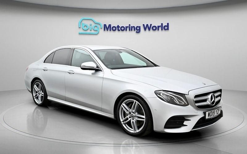 Used Mercedes E200 AMG line 184 HP (135 kW) 2019 Silver Sedan