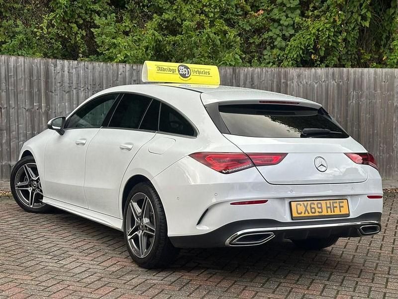 Used Mercedes CLA180 Shooting Brake AMG line 136 HP (100 kW) 2019 White Estate
