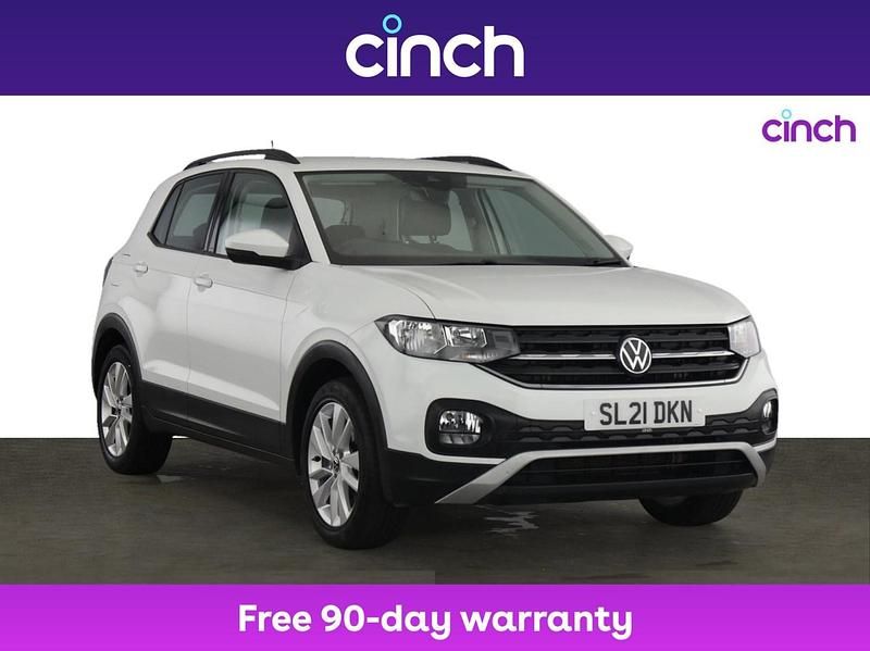 White Used 2021 VW T-Cross SE SUV | £13,149 (Fair price) - Image 1/3