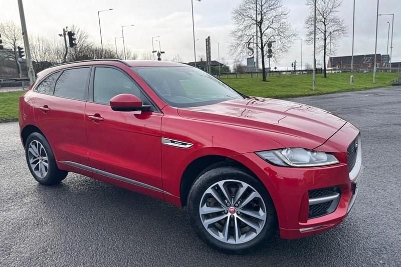 Used Jaguar F-Pace R-Sport 163 HP (119 kW) 2017 Red SUV