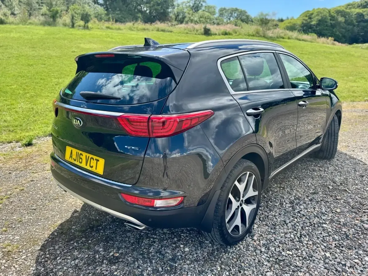 Used Kia Sportage GT-Line 134 HP (98 kW) 2016 Black SUV
