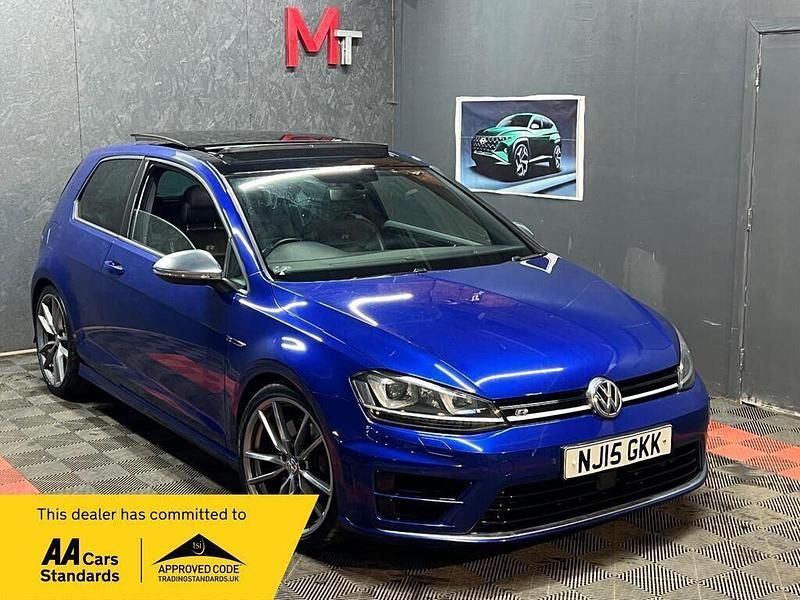 Used VW Golf VII R 300 HP (220 kW) 2015 Blue Hatchback
