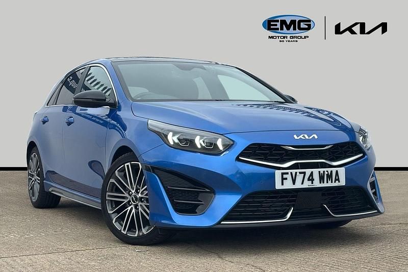 Blue flame Used 2025 Kia Ceed GT GT-Line S Hatchback | £23,495 (Fair price) - Image 1/3
