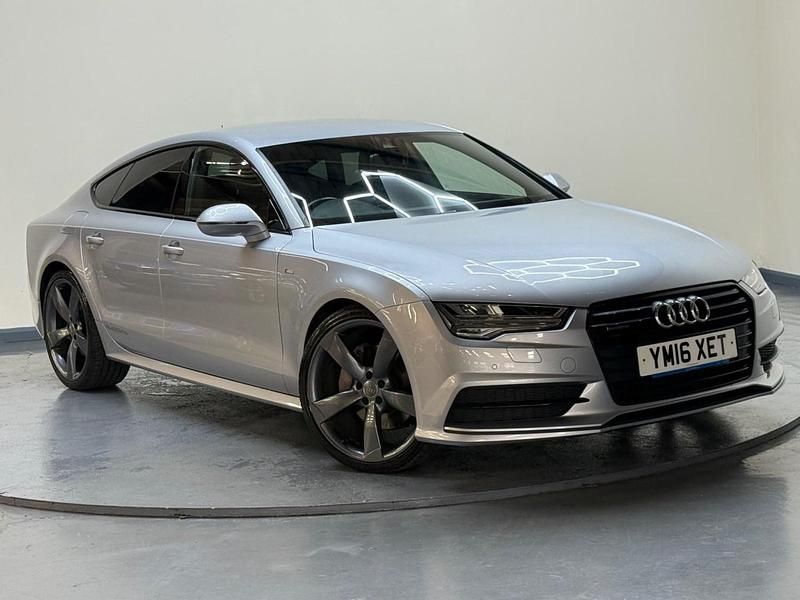 Silver Used 2016 Audi A7 Sportback Black Edition Hatchback | £14,995 (Fair price) - Image 1/4