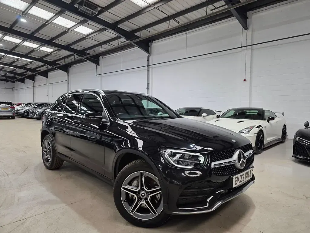 Used Mercedes GLC300e AMG line 2022 Black SUV