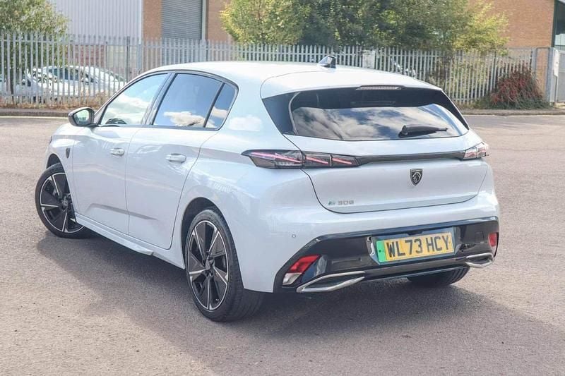 White Used 2024 Peugeot e-308 Hatchback | £19,632 (Super price) - Image 1/4
