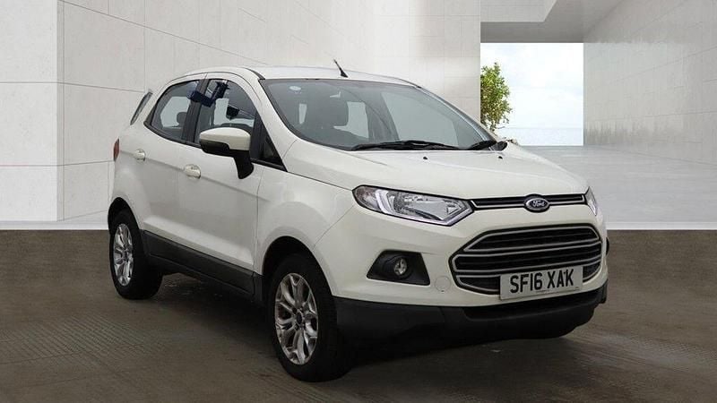 Used Ford Ecosport Zetec 95 HP (69 kW) 2016 White SUV