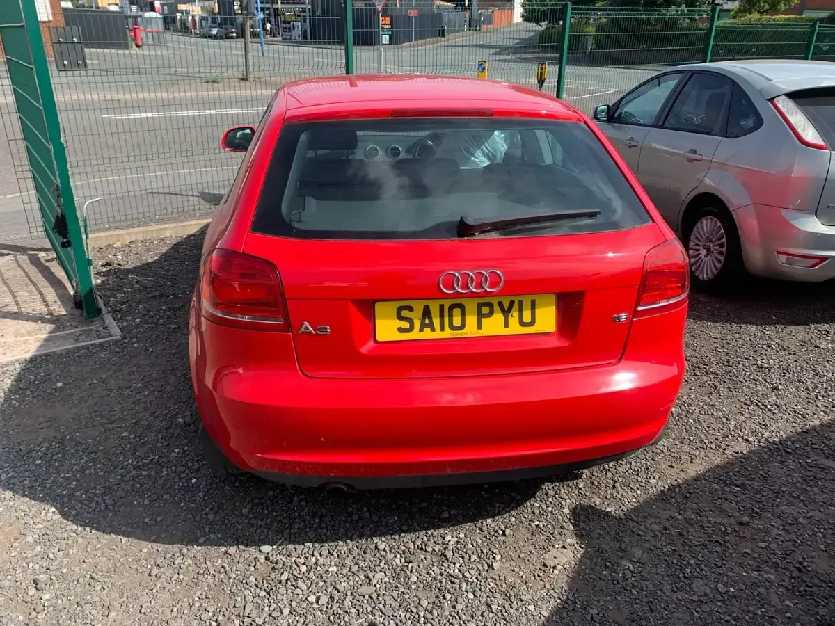 Used Audi A3 102 HP (75 kW) 2010 Red Hatchback