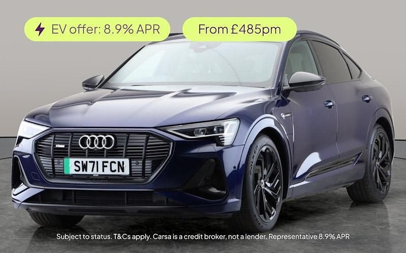 Used 2022 Audi e-tron Sportback Black Edition SUV | £26,808 (Fair price) - Image 1/3