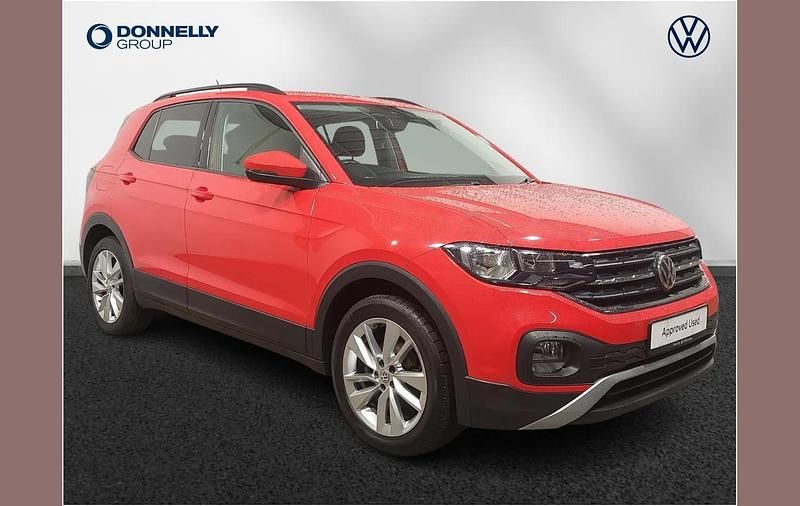 Red Used 2020 VW T-Cross SE SUV | £12,885 (Fair price) - Image 1/4