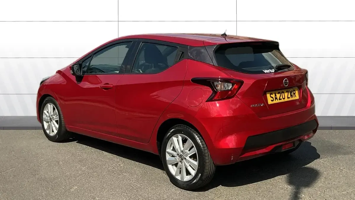Used Nissan Micra Acenta 101 HP (74 kW) 2020 Red Hatchback